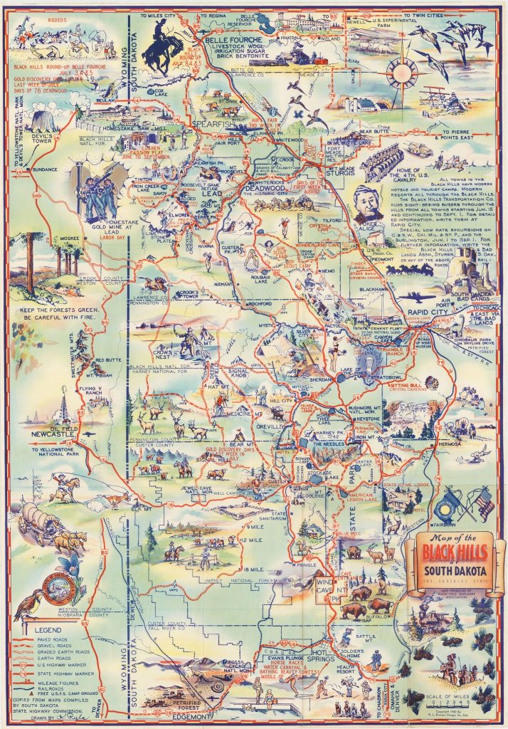 Check out the vacation guide available from Black Hills and Badlands. Pretty darned comprehensive...
